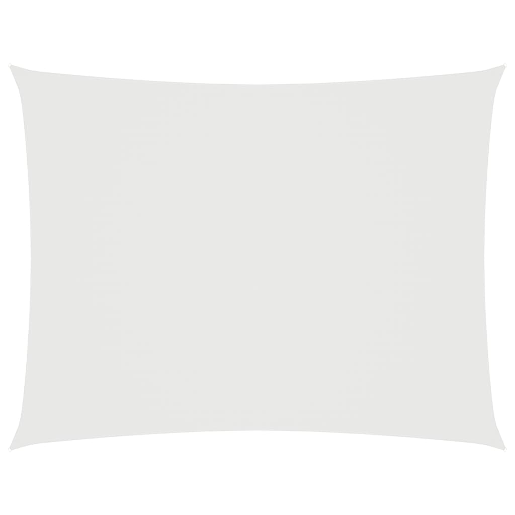 Vidaxl Sunshade rectangular 3x5 m oxford tissu blanc