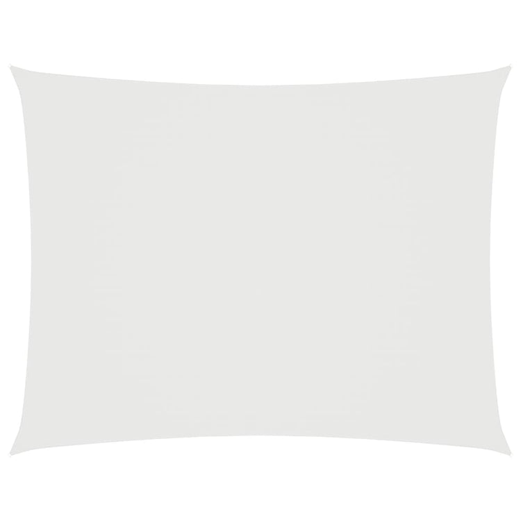 Vidaxl Sunshade rectangular 3x5 m oxford tissu blanc