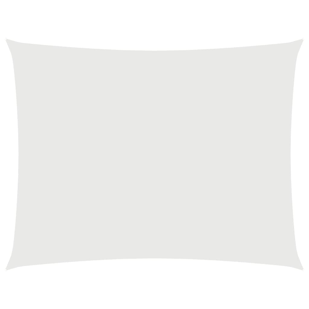 Vidaxl Sunshade rectangulaire 4x5 m Oxford tissu blanc