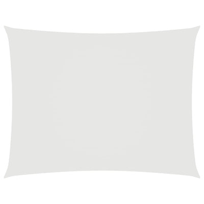 Vidaxl Sunshade rectangulaire 6x7 m Oxford tissu blanc