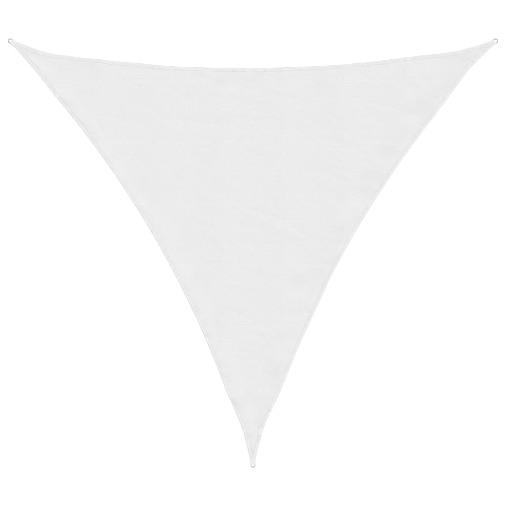 Vidaxl Sunshade triangulaire 3x3x3 m Oxford tissu blanc