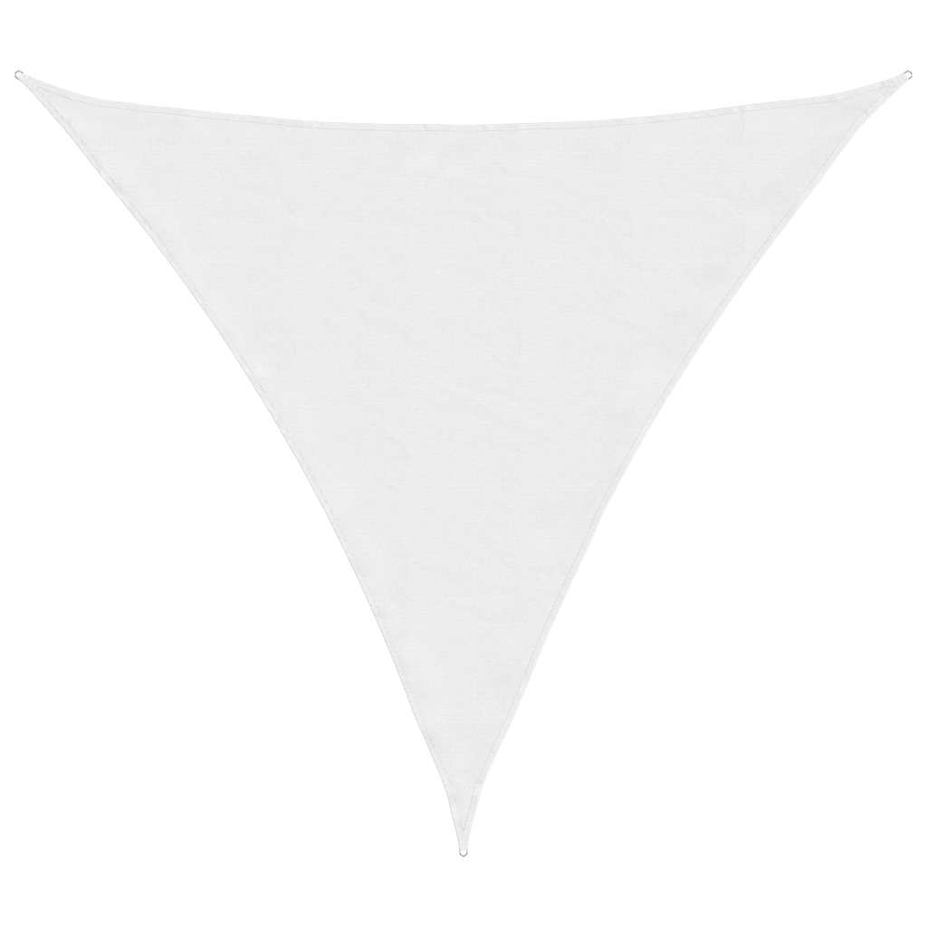 Vidaxl Sunshade triangulaire 4x4x4 m Oxford tissu blanc