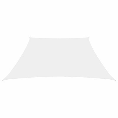 Vidaxl Zonnezeil Trapezium 2 4x3 M Oxford tissu blanc