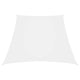 Vidaxl Zonnezeil Trapezium 3 5x4 M Oxford tissu blanc