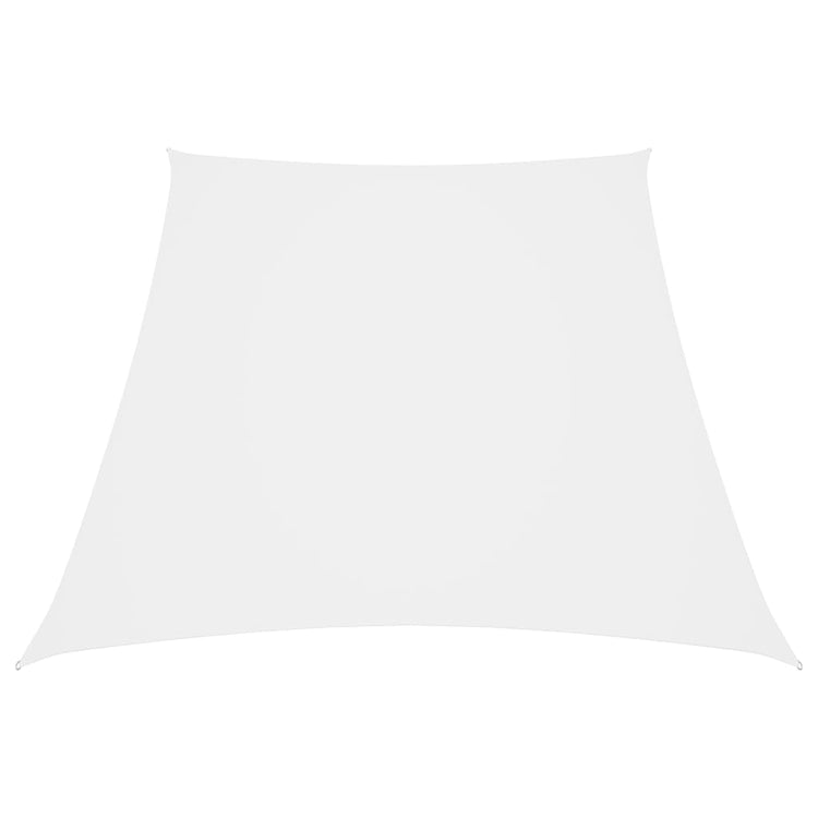 Vidaxl Sunshade Trapezium 4 5x4 M Oxford tissu blanc