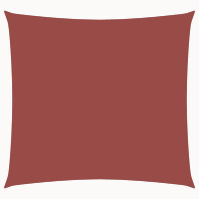 Vidaxl Sunshade Square 6x6 m Oxford Tabric Terracotta -Colored