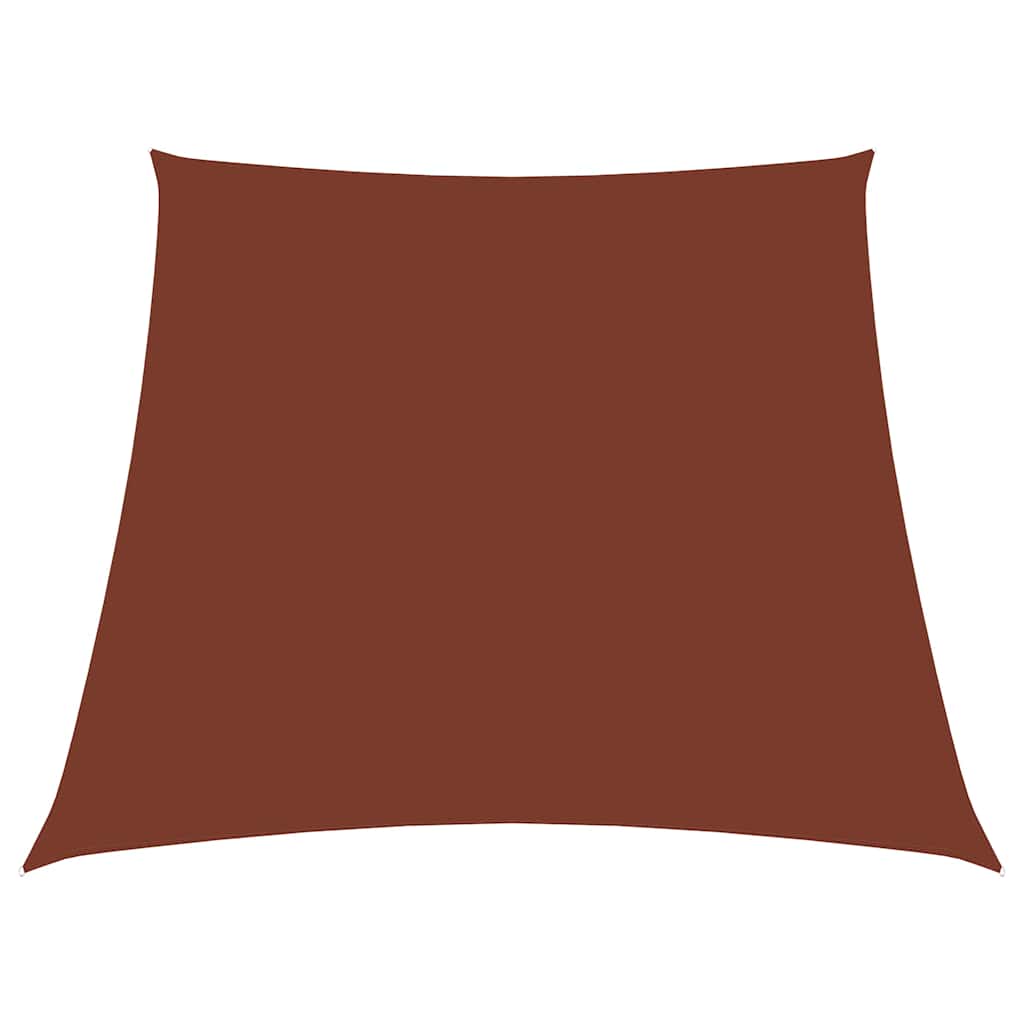 Vidaxl Zonnezeil Trapezium 2 4x3 M Oxford Tissu Terracotta -Colored