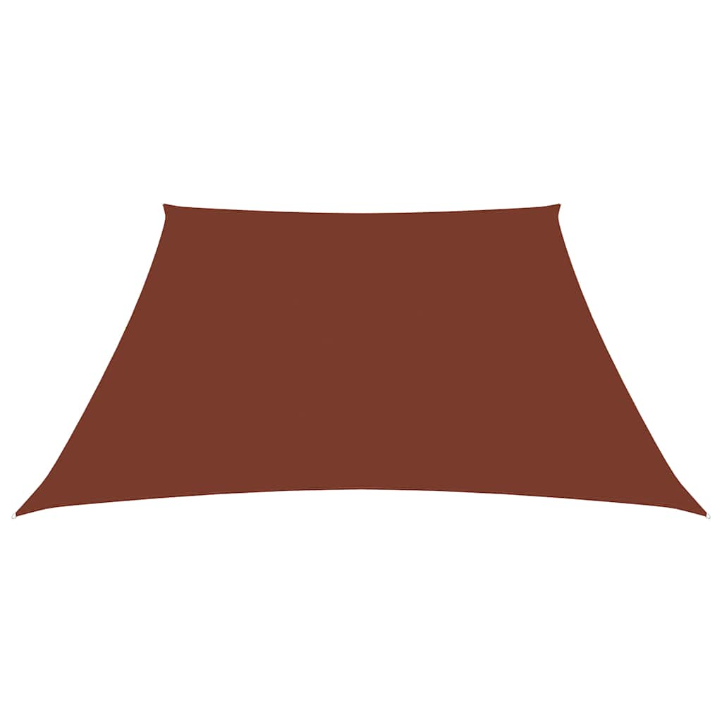 Vidaxl Zonnezeil Trapezium 2 4x3 M Oxford Tissu Terracotta -Colored