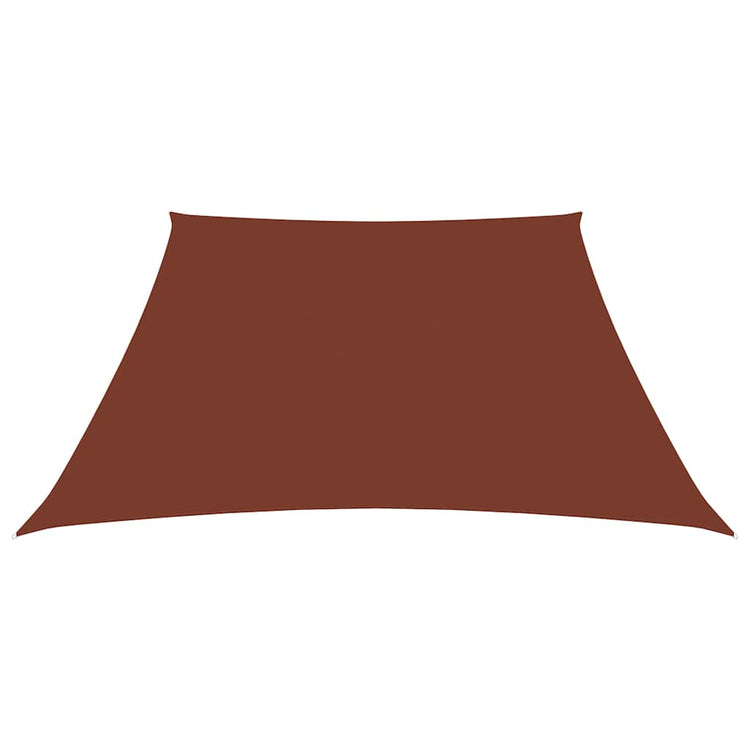 Vidaxl Zonnezeil Trapezium 2 4x3 M Oxford Tissu Terracotta -Colored