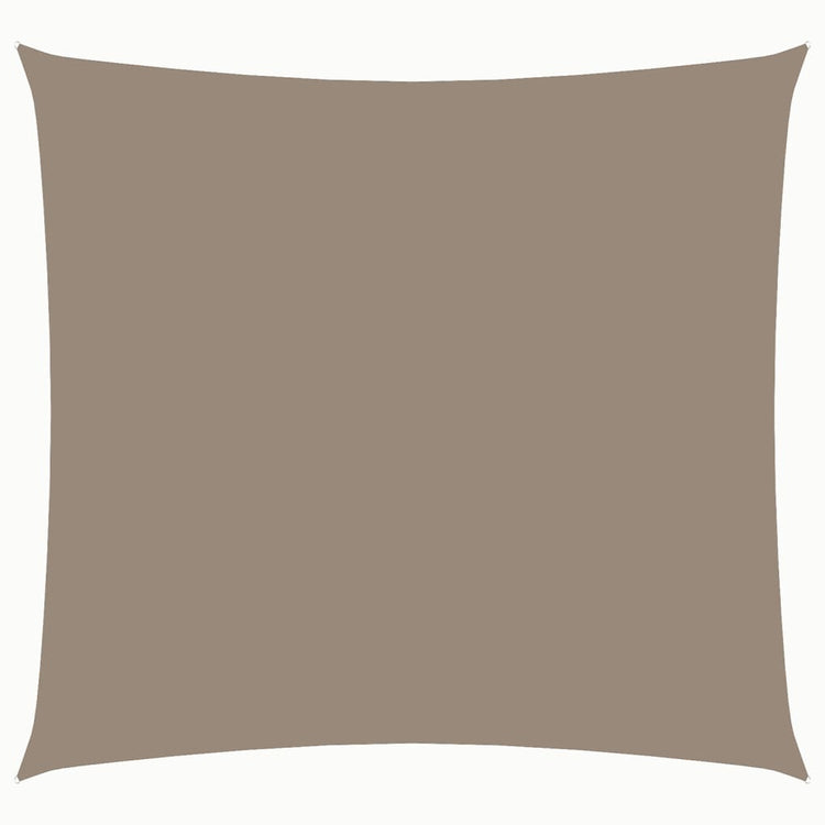 Vidaxl Sunshade Square 3x3 m Oxford tissu taupe