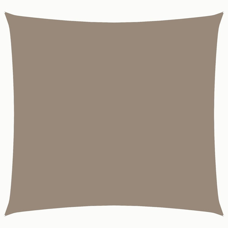 Vidaxl Sunshade Square 3,6x3,6 m Oxford tissu taupe