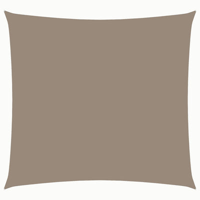 Vidaxl Sunshade Square 4x4 M Oxford tissu taupe