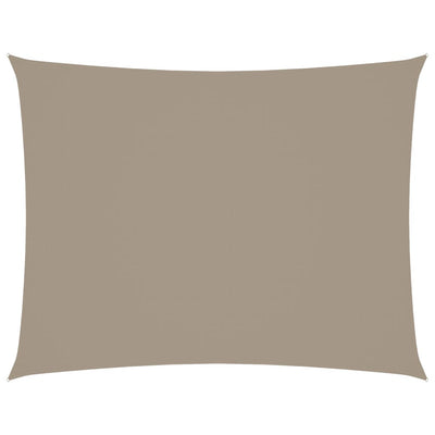 Vidaxl Sunshade rectangulaire 3x4 m oxford tissu taupe