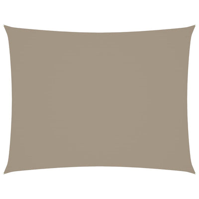 Vidaxl Sunshade rectangulaire 3x6 m oxford tissu taupe