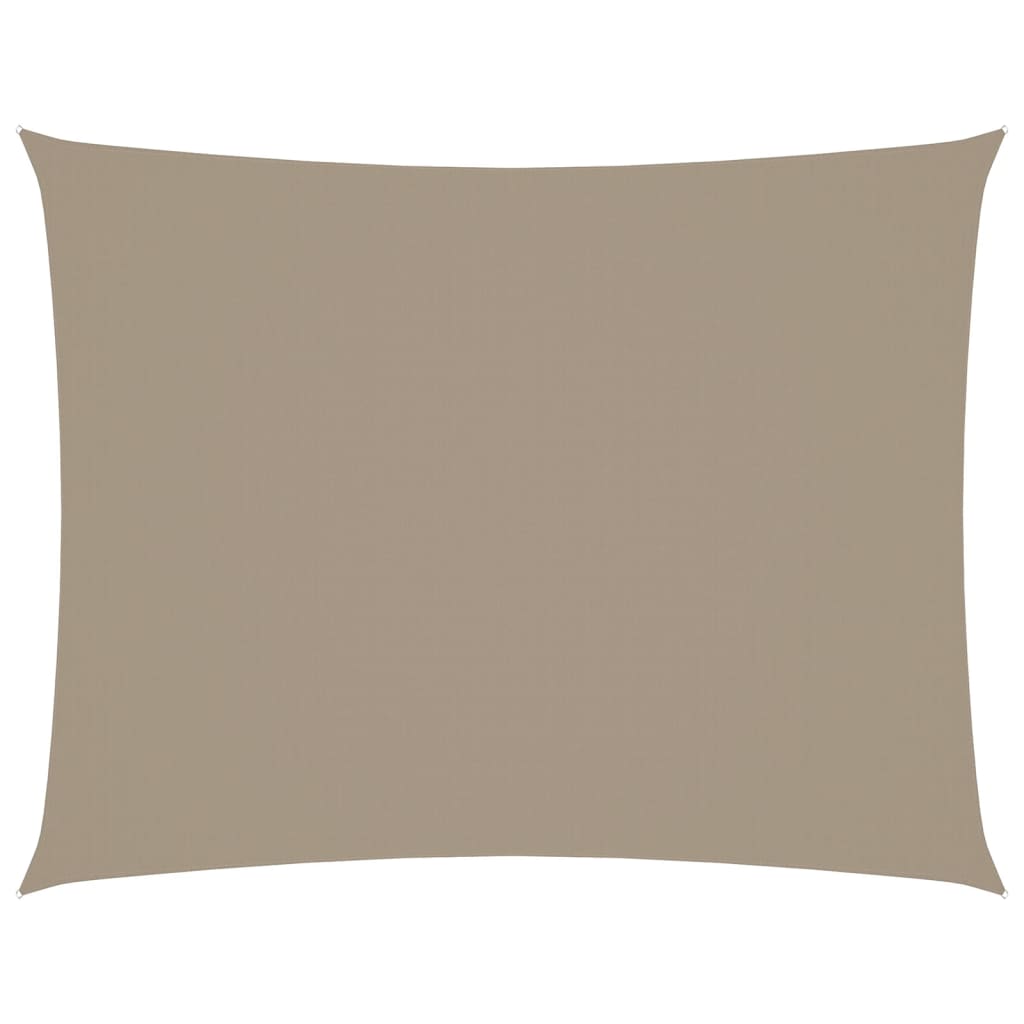 Vidaxl Sunshade rectangulaire 3,5x5 m oxford tissu taupe