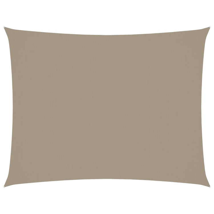 Vidaxl Sunshade rectangulaire 3,5x5 m oxford tissu taupe