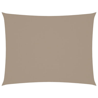 Vidaxl Sunshade rectangulaire 4x6 m oxford tissu taupe