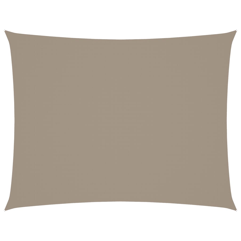 Vidaxl Sunshade rectangulaire 5x6 m oxford tissu taupe
