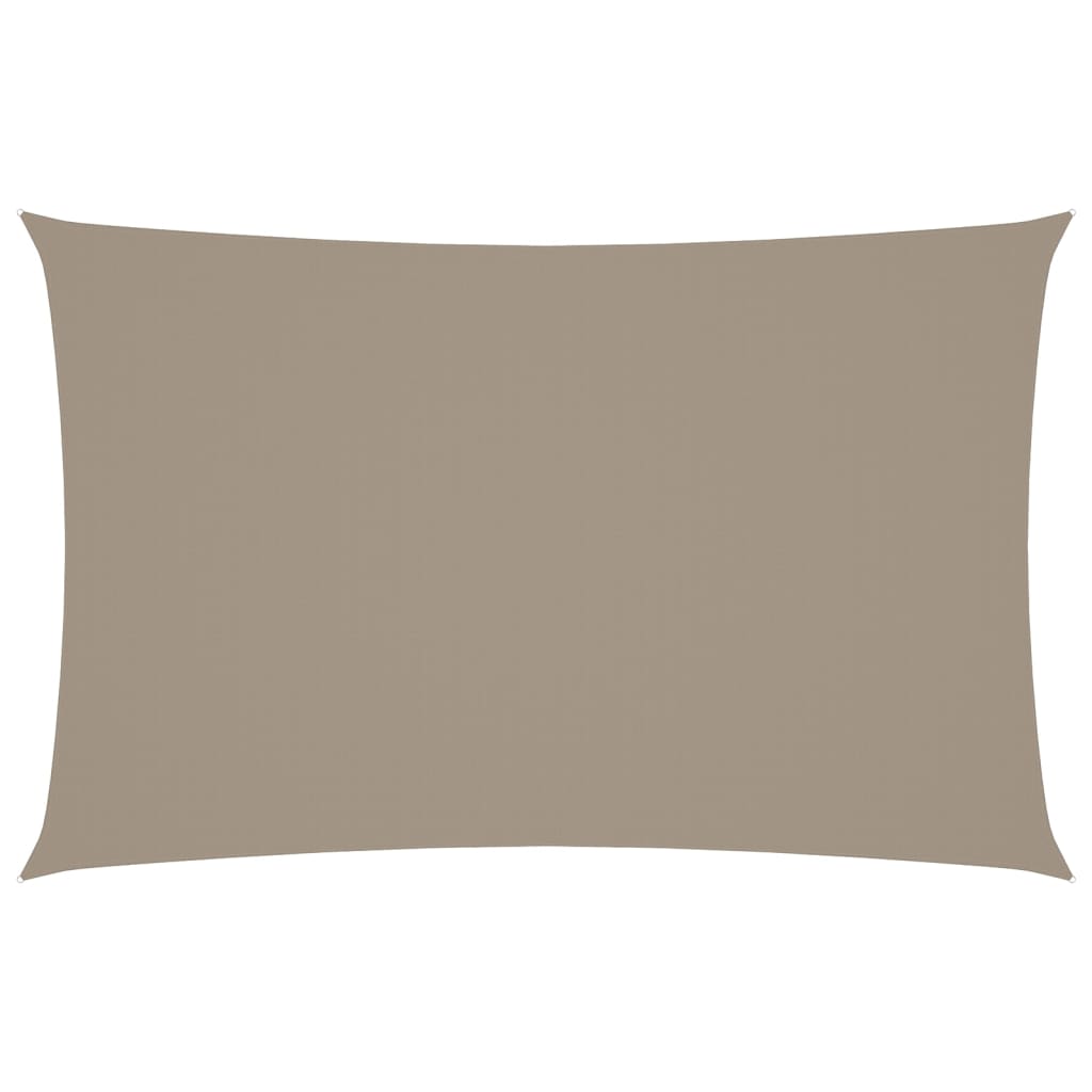 Vidaxl Sunshade rectangulaire 5x8 m oxford tissu taupe