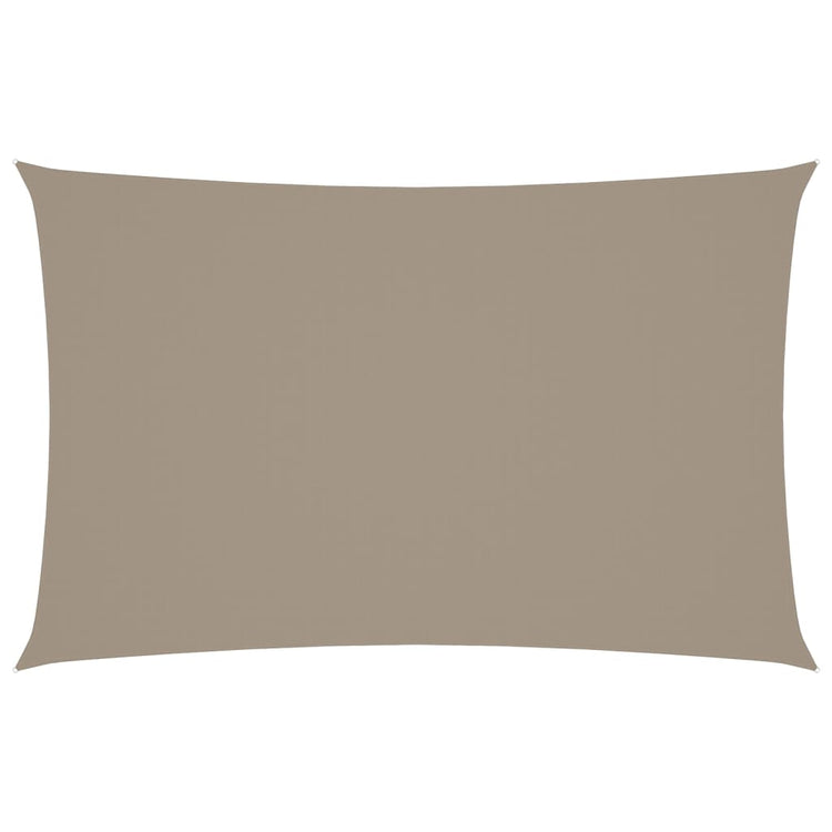 Vidaxl Sunshade rectangulaire 5x8 m oxford tissu taupe
