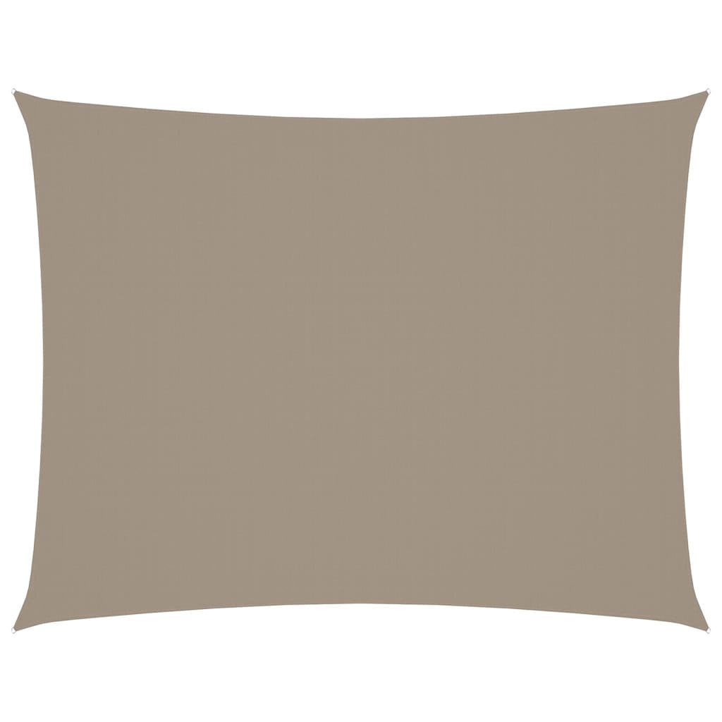 Vidaxl Sunshade rectangulaire 6x7 m oxford tissu taupe