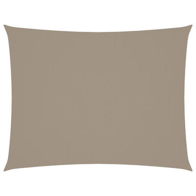 Vidaxl Sunshade rectangulaire 6x7 m oxford tissu taupe