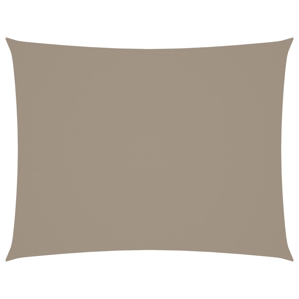Vidaxl Sunshade rectangulaire 6x8 m oxford tissu taupe
