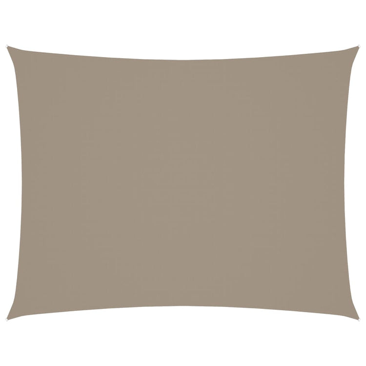 Vidaxl Sunshade rectangulaire 6x8 m oxford tissu taupe