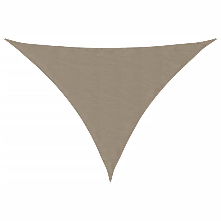 VidaXL auvent triangulaire 2,5x2,5x3,5 m tissu oxford taupe