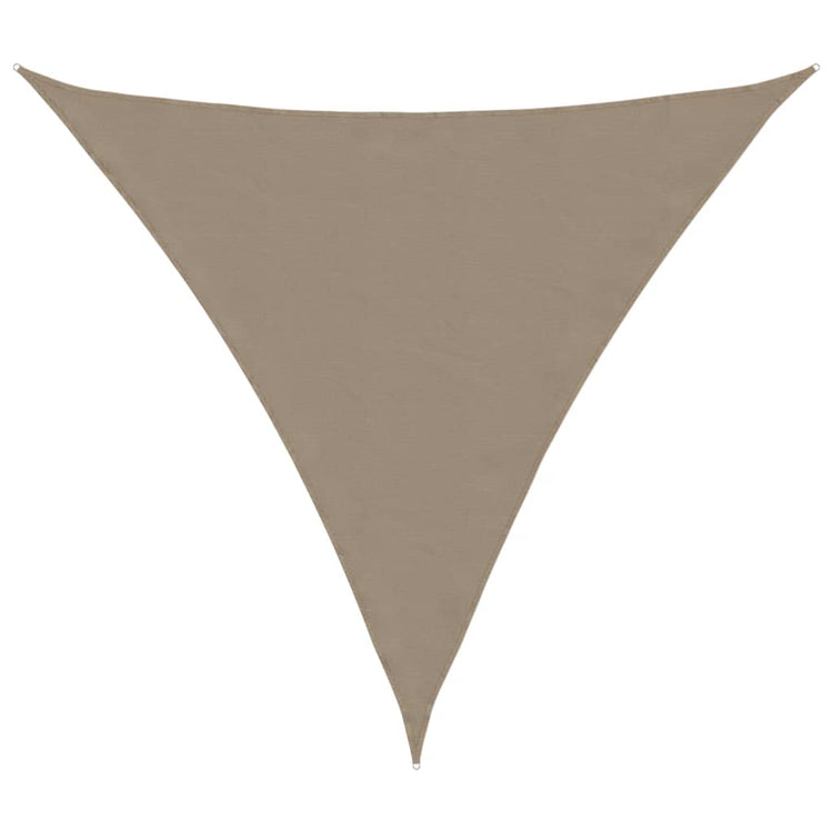 Vidaxx auvent triangulaire 3,6x3,6x3,6 m tissu oxford taupe