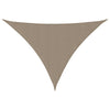 Vidaxx auvent triangulaire 3x4x5 m tissu oxford taupe