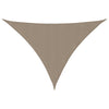 Vidaxx auvent triangulaire 4x5x5 m tissu oxford taupe