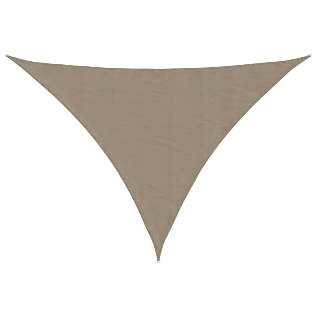 Vidaxx auvent triangulaire 4x5x5 m tissu oxford taupe