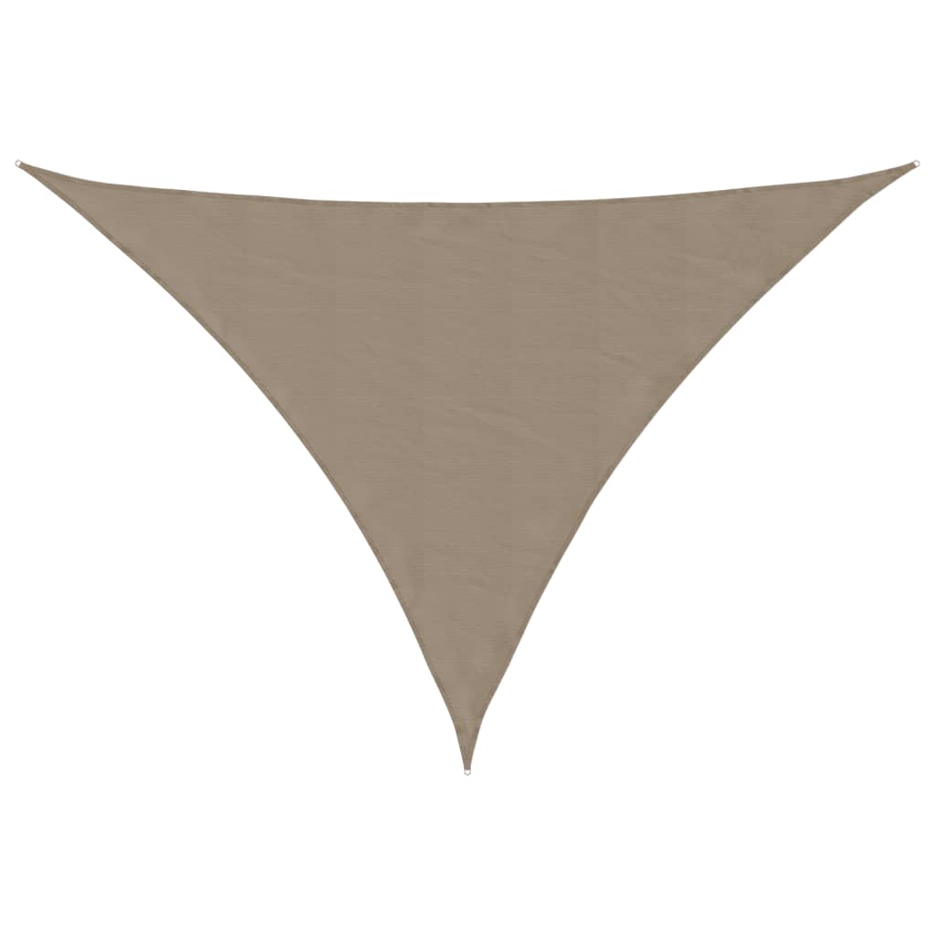 Vidaxx auvent triangulaire 5x6x6 m tissu oxford taupe