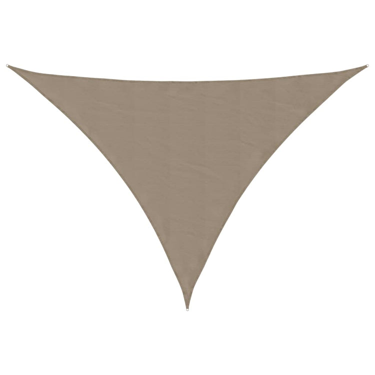 Vidaxx auvent triangulaire 5x6x6 m tissu oxford taupe