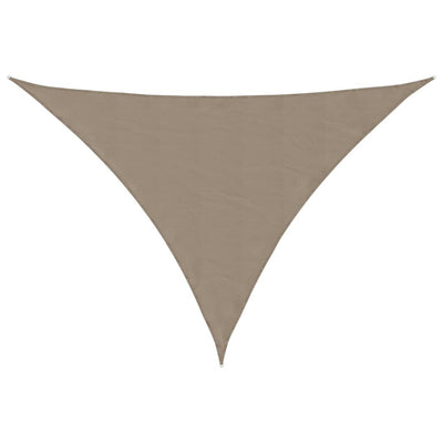 Vidaxx auvent triangulaire 5x5x6 m tissu oxford taupe
