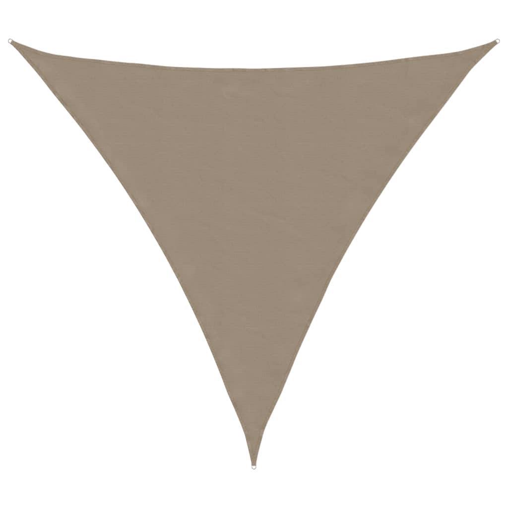 Vidaxx auvent triangulaire 6x6x6 m tissu oxford taupe