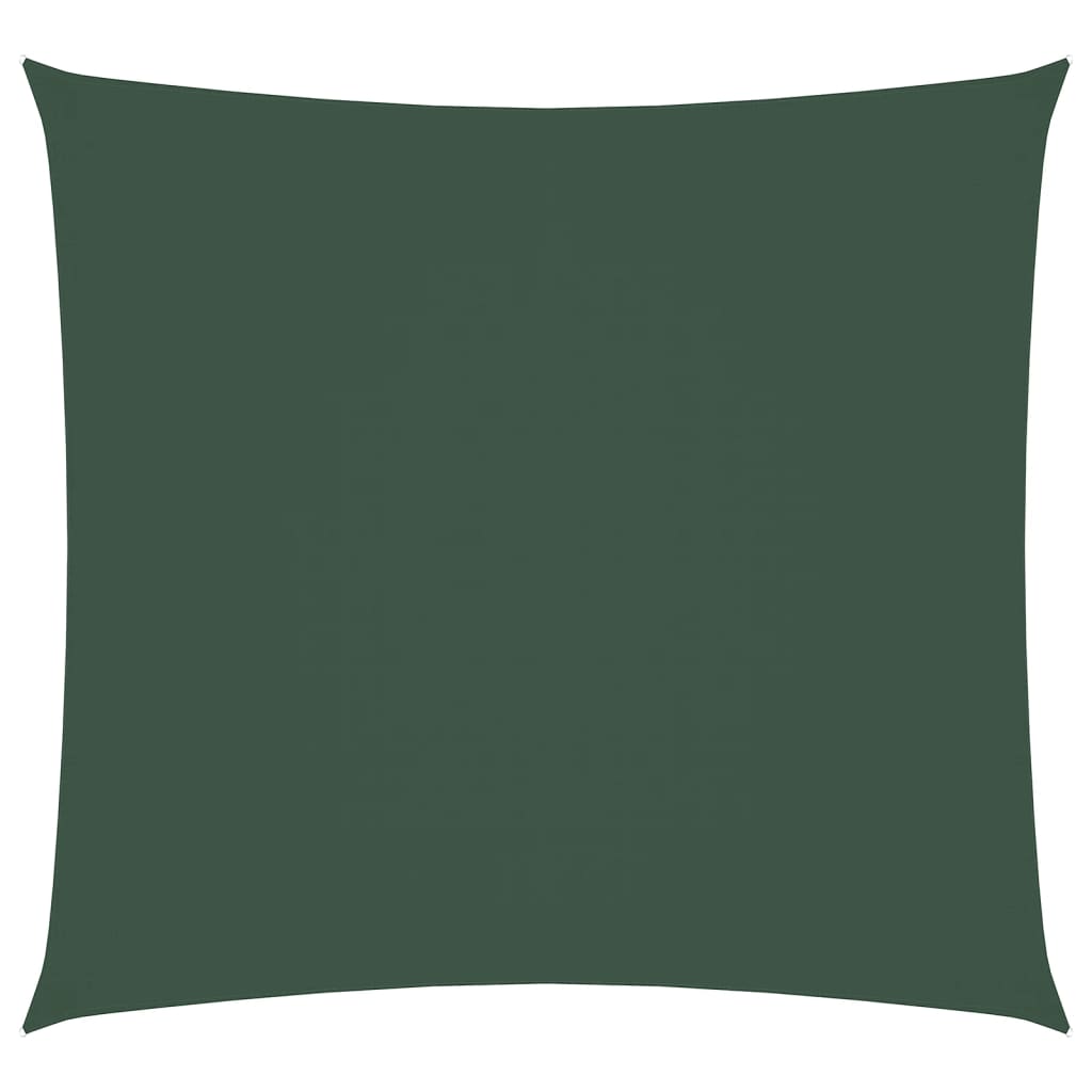 Vidaxl Sunshade Square 3x3 m Oxford Tissu vert foncé