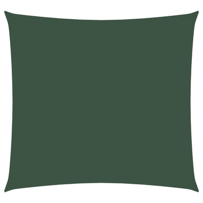 Vidaxl Sunshade Square 4x4 M Oxford Tissu vert foncé
