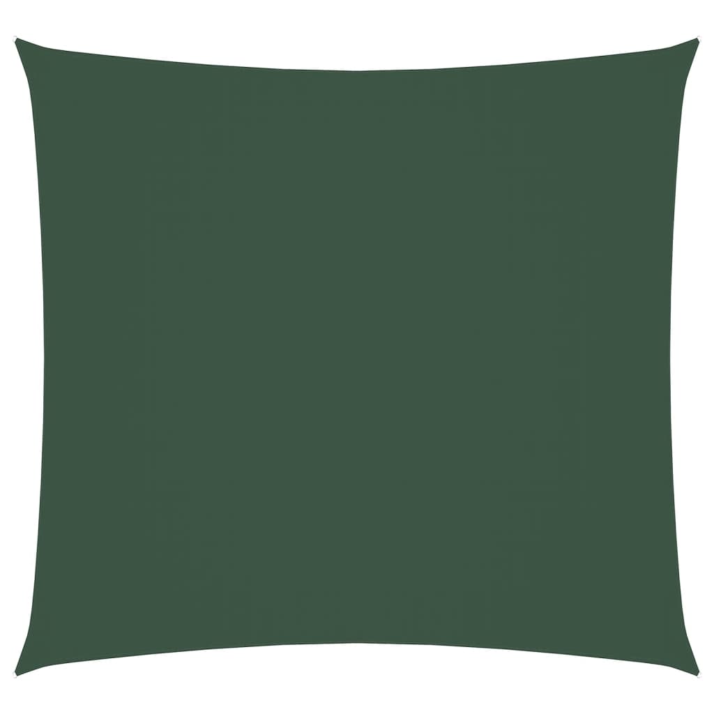 Vidaxl Sunshade Square 6x6 m Oxford Tissu vert foncé
