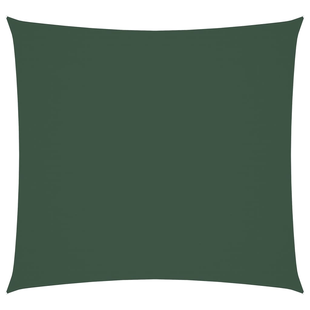 Vidaxl Sunshade Square 7x7 M Oxford Tissu vert foncé