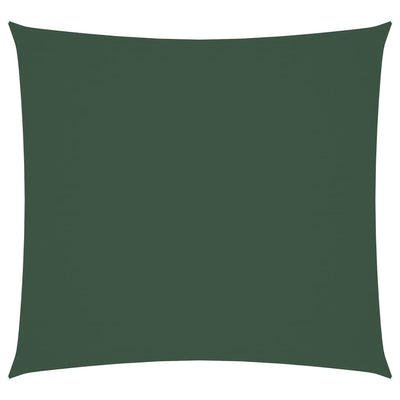 Vidaxl Sunshade Square 7x7 M Oxford Tissu vert foncé