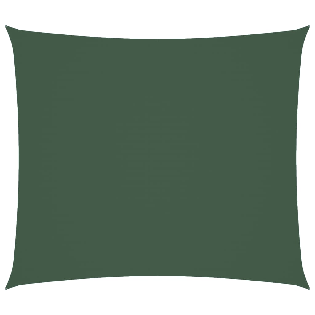 Vidaxl Sunshade rectangulaire 2x2,5 m Tissu oxford vert foncé
