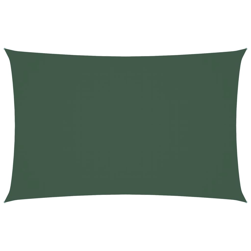 Vidaxl Sunshade rectangulaire 2x5 m Oxford tissu vert foncé