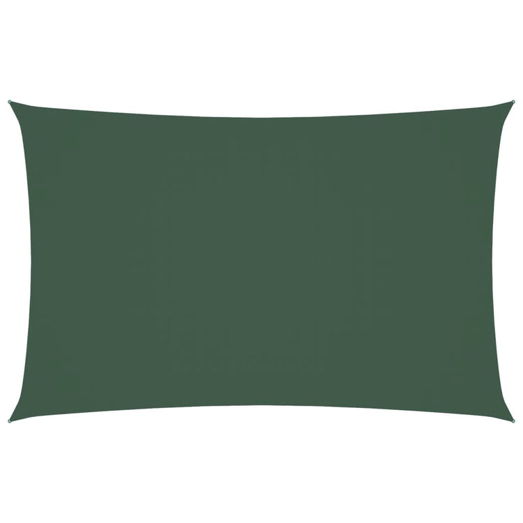 Vidaxl Sunshade rectangulaire 2x5 m Oxford tissu vert foncé