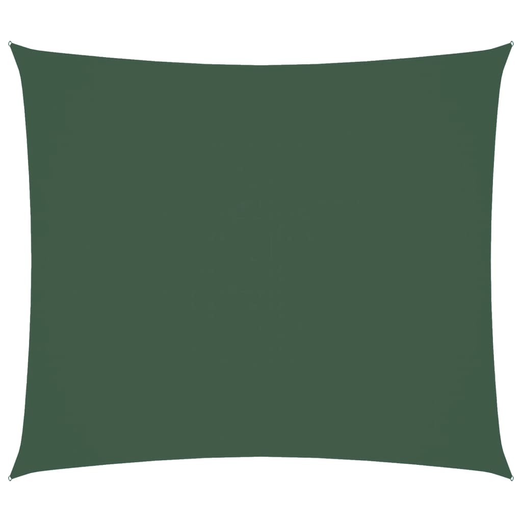 Vidaxl Sunshade rectangulaire 2,5x3 m Oxford tissu vert foncé