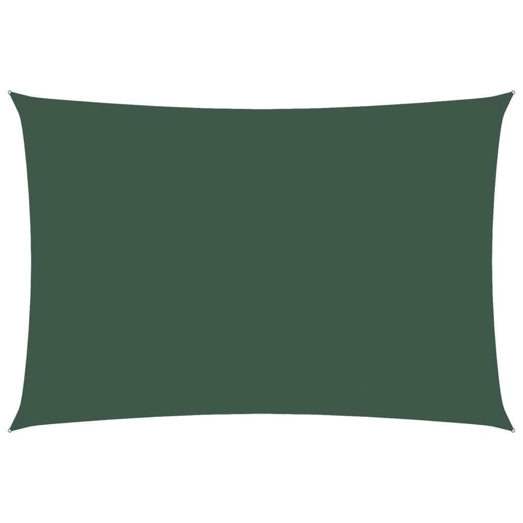 Vidaxl Sunshade rectangulaire 2,5x4,5 m Tissu oxford vert foncé