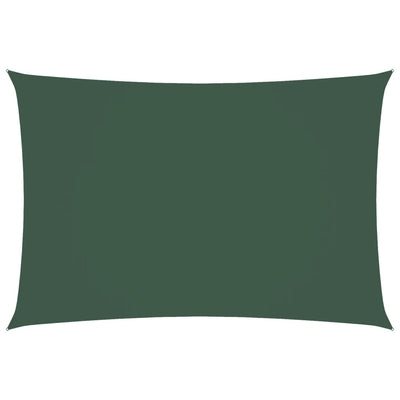 Vidaxl Sunshade rectangulaire 2,5x4,5 m Tissu oxford vert foncé