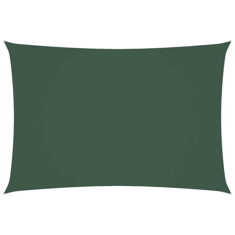 Vidaxl Sunshade rectangulaire 2,5x4,5 m Tissu oxford vert foncé