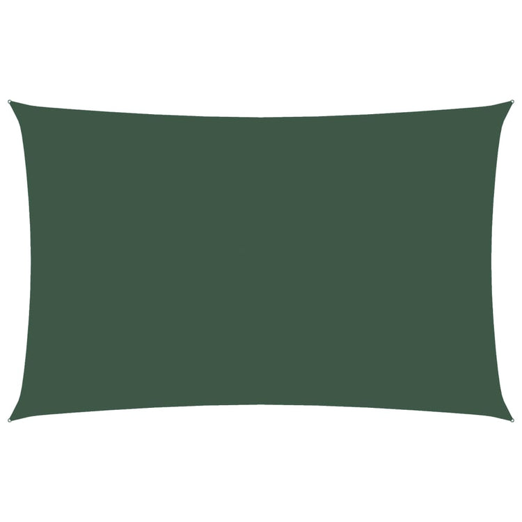 Vidaxl Sunshade rectangulaire 2,5x5 m Oxford tissu vert foncé
